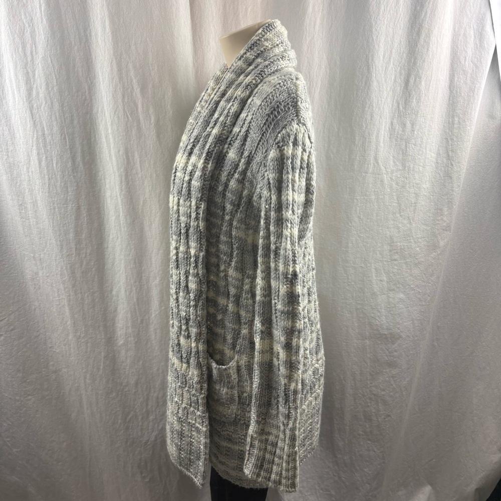 RACHEL Rachel Roy Textured Gray Cardigan S - Picture 4 of 9